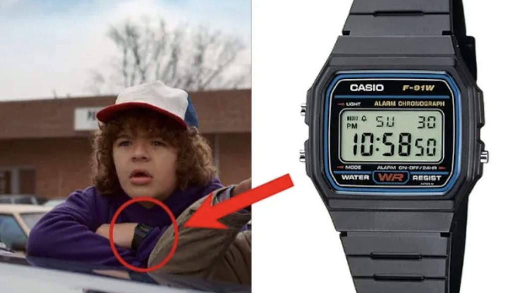 Casio F-91W in Stranger Things (Gaten Matarazzo)
